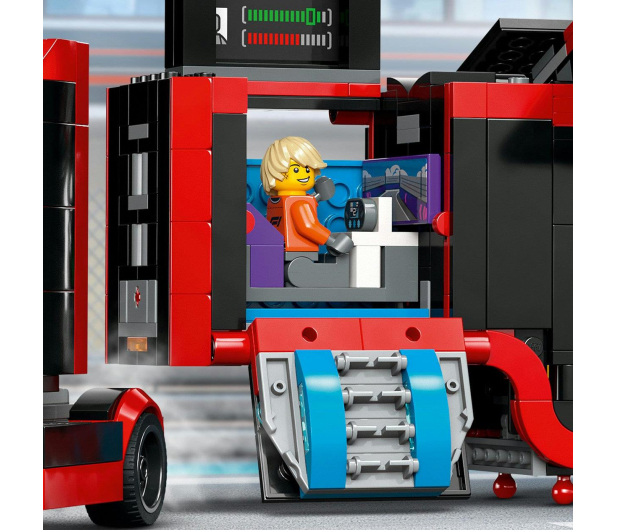 LEGO Ciy 60445 Ciężarówka z bolidami RB20 i AMR24 F1 - 1298087 - zdjęcie 17